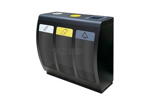 室內(nèi)透視分類果皮箱